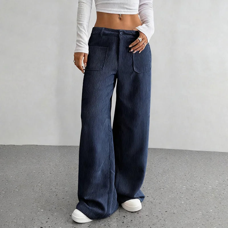👖 Spodnie Julia™ – damskie spodnie z wysokim stanem i szerokimi nogawkami