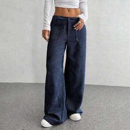 👖 Spodnie Julia™ – damskie spodnie z wysokim stanem i szerokimi nogawkami