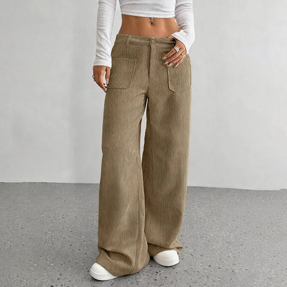 👖 Spodnie Julia™ – damskie spodnie z wysokim stanem i szerokimi nogawkami